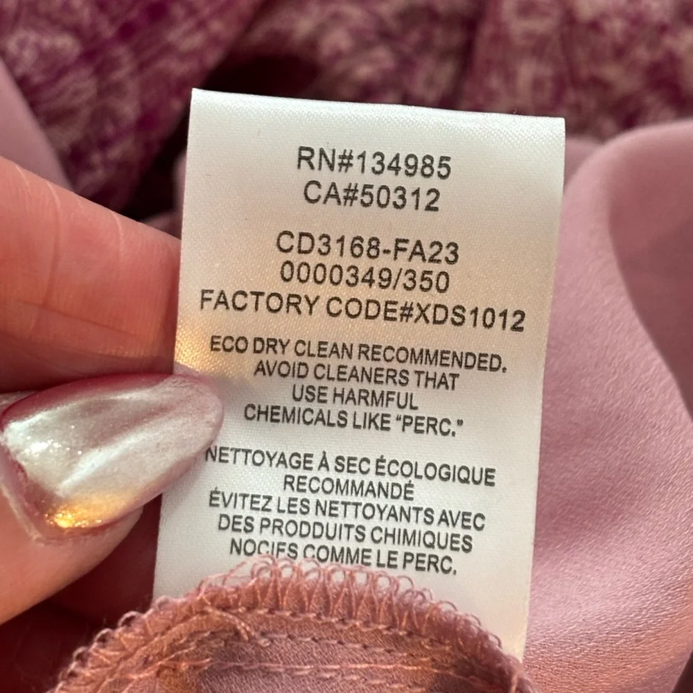 NWT For Love & Lemons Pink Paisley Tie-Front Mini Dress - Picture 10 of 10